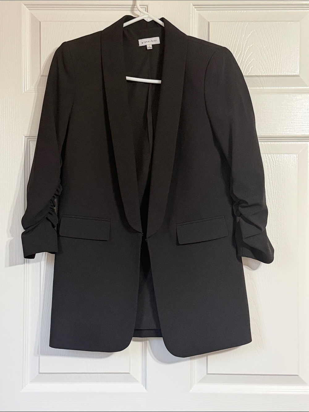 Gianni Bini Black Shawl Collar Blazer